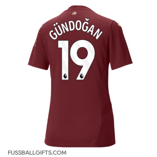 Manchester City Ilkay Gundogan #19 Fußballbekleidung 3rd trikot Damen 2024-25 Kurzarm